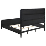  Coaster Furniture Brookmead 224711Q Wood Queen Panel Bed - Black IMAGE 3