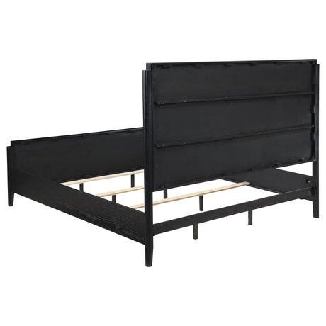  Coaster Furniture Brookmead 224711Q Wood Queen Panel Bed - Black IMAGE 3
