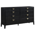  Coaster Furniture Brookmead 224713 8-Drawer Dresser - Black IMAGE 1