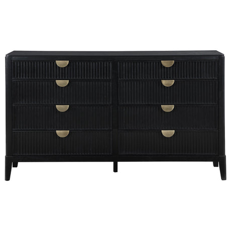  Coaster Furniture Brookmead 224713 8-Drawer Dresser - Black IMAGE 3