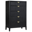  Coaster Furniture Brookmead 224715 5-Drawer Bedroom Chest - Black IMAGE 1