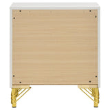  Coaster Furniture Lucia 224732 2-Drawer Nightstand Bedside Table - White IMAGE 7