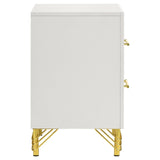  Coaster Furniture Lucia 224732 2-Drawer Nightstand Bedside Table - White IMAGE 9