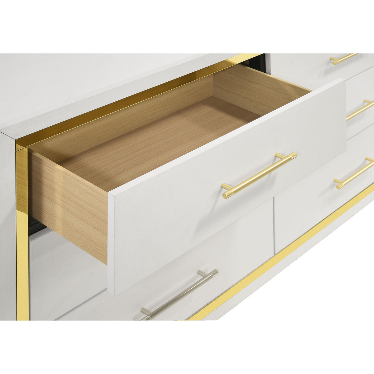  Coaster Furniture Lucia 224733 6-Drawer Dresser Cabinet - White IMAGE 11