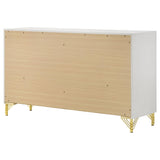  Coaster Furniture Lucia 224733 6-Drawer Dresser Cabinet - White IMAGE 8