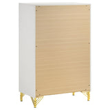  Coaster Furniture Lucia 224735 5-Drawer Bedroom Chest of Drawers - White IMAGE 6