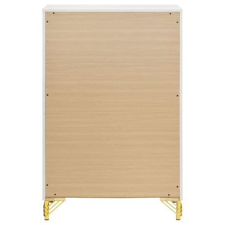  Coaster Furniture Lucia 224735 5-Drawer Bedroom Chest of Drawers - White IMAGE 7