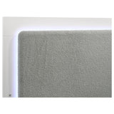  Coaster Furniture Caraway 224771Q Wood Queen LED Panel Bed - White IMAGE 6