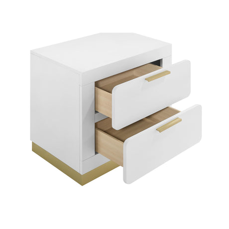  Coaster Furniture Caraway 224772 2-Drawer Nightstand - White IMAGE 11