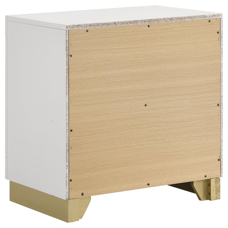  Coaster Furniture Caraway 224772 2-Drawer Nightstand - White IMAGE 6