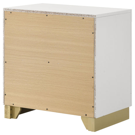  Coaster Furniture Caraway 224772 2-Drawer Nightstand - White IMAGE 8