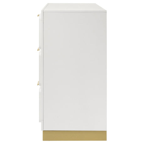  Coaster Furniture Caraway 224773 6-Drawer Dresser - White IMAGE 5