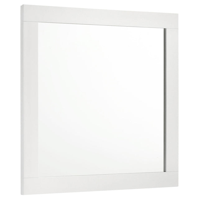  Coaster Furniture Caraway 224774 Dresser Mirror - White IMAGE 1