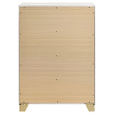  Coaster Furniture Caraway 224775 4-Drawer Bedroom Chest - White IMAGE 7