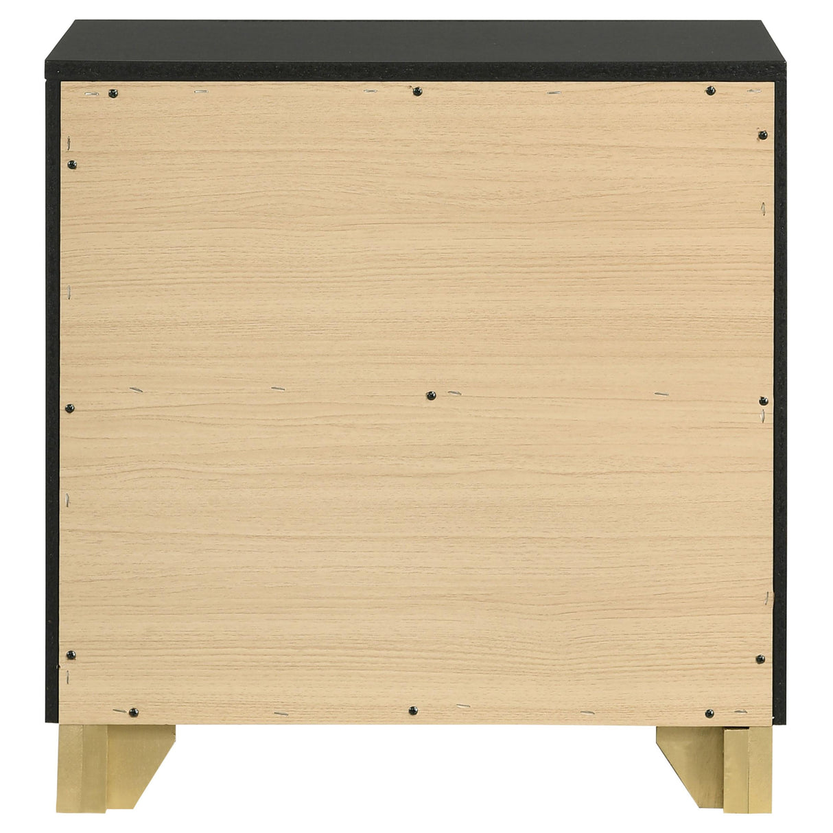  Coaster Furniture Caraway 224782 2-Drawer Nightstand - Black IMAGE 7