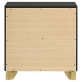  Coaster Furniture Caraway 224782 2-Drawer Nightstand - Black IMAGE 7