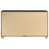  Coaster Furniture Caraway 224783 6-Drawer Dresser - Black IMAGE 7