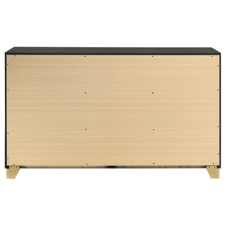  Coaster Furniture Caraway 224783 6-Drawer Dresser - Black IMAGE 7