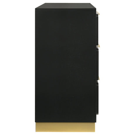 Coaster Furniture Caraway 224783 6-Drawer Dresser - Black IMAGE 9