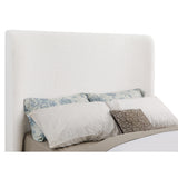  Coaster Furniture Nala 302046Q Upholstered Queen Sleigh Bed - Cream IMAGE 5