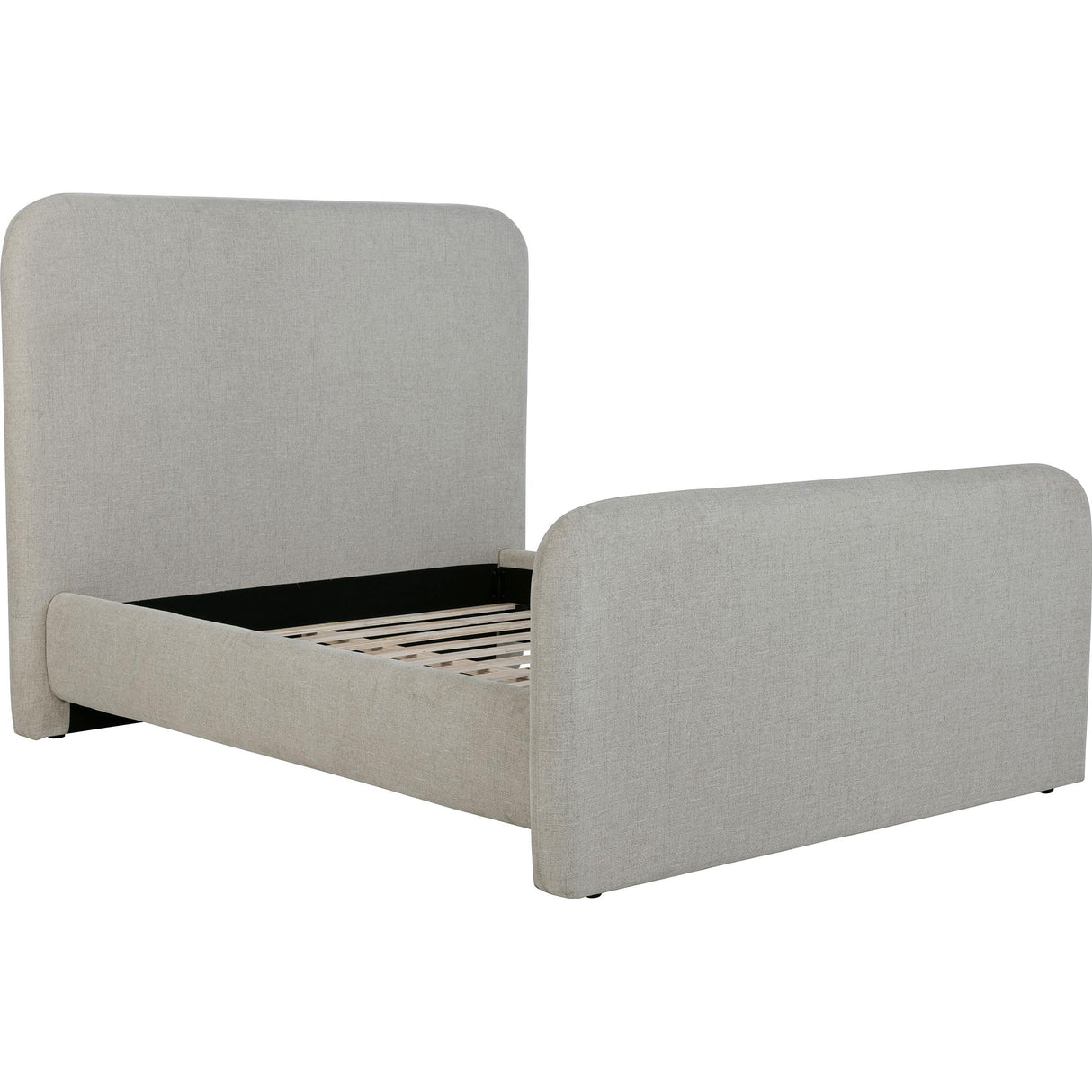  Coaster Furniture Wren 302052Q Upholstered Queen Panel Bed - Grey IMAGE 1