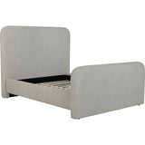  Coaster Furniture Wren 302052Q Upholstered Queen Panel Bed - Grey IMAGE 1