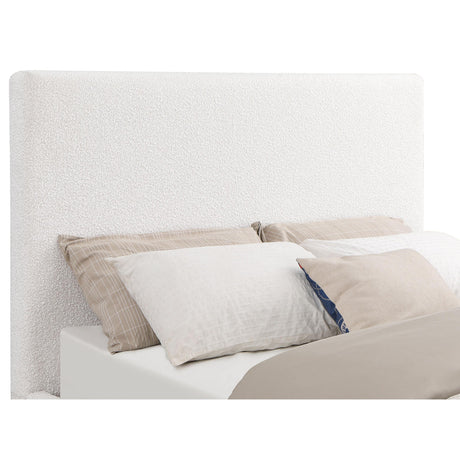  Coaster Furniture Knox 302053Q Upholstered Queen Panel Bed - Cream IMAGE 5