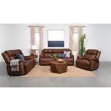  Coaster Furniture Ellington 508281 Upholstered Padded Arm Sofa - Dark Brown IMAGE 2