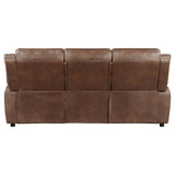  Coaster Furniture Ellington 508281 Upholstered Padded Arm Sofa - Dark Brown IMAGE 7