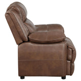  Coaster Furniture Ellington 508283 Upholstered Padded Arm Accent Chair - Dark Brown IMAGE 8