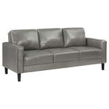  Coaster Furniture Ruth 508365 Upholstered Track Arm Sofa - Grey IMAGE 1