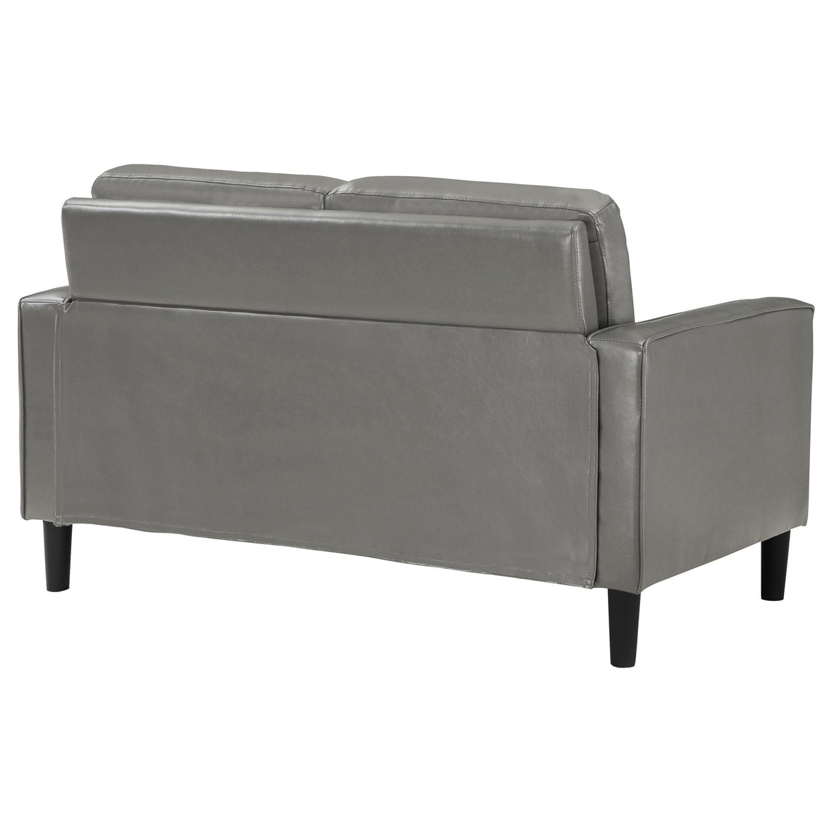  Coaster Furniture Ruth 508366 Upholstered Track Arm Loveseat - Grey IMAGE 6