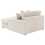  Coaster Furniture Blaine 509899 Upholstered Reversible Chaise Sectional Sofa - Sand IMAGE 13