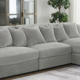  Coaster Furniture Blaine 509997 Upholstered Armless Chair - Fog IMAGE 2