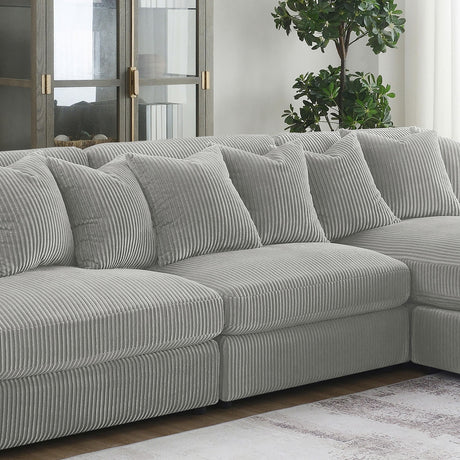  Coaster Furniture Blaine 509997 Upholstered Armless Chair - Fog IMAGE 2