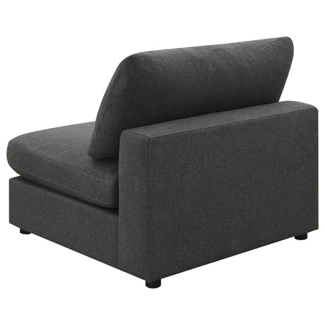  Coaster Furniture Serene 551324-SETB 4 pc Upholstered Modular Sectional - Charcoal IMAGE 6