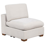  Coaster Furniture Lakeview 551461-SET 6 pc Upholstered Modular Sectional Sofa - Ivory IMAGE 2