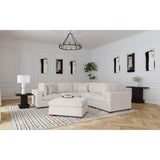  Coaster Furniture Lakeview 551461-SETA 5 pc Upholstered Modular Sectional Sofa - Ivory IMAGE 5