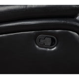  Coaster Furniture Camila 610244 Upholstered Motion Reclining Sofa - Black IMAGE 9