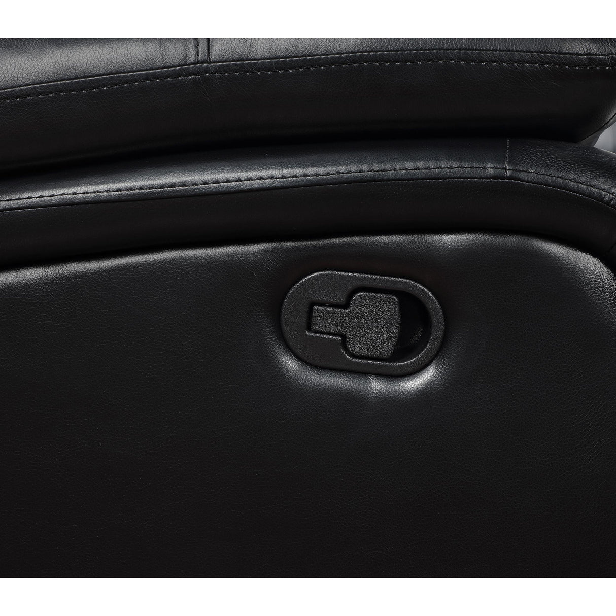  Coaster Furniture Camila 610246 Upholstered Glider Recliner Chair - Black IMAGE 10