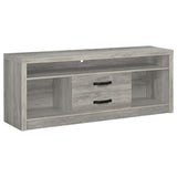  Coaster Furniture Burke 701024-SET 3-Piece Entertainment Center - Grey Driftwood IMAGE 2
