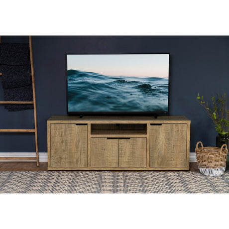  Coaster Furniture Tabby 701702 4-door Engineered Wood 60" TV Stand - Mango IMAGE 2