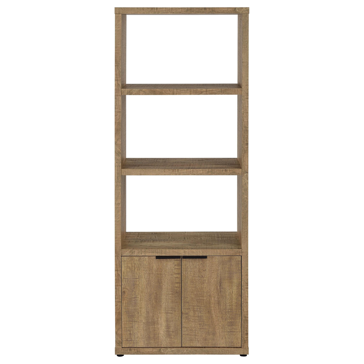  Coaster Furniture Tabby 701703 3-shelf Engineered Wood Media Tower - Mango IMAGE 4