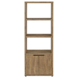  Coaster Furniture Tabby 701703 3-shelf Engineered Wood Media Tower - Mango IMAGE 4