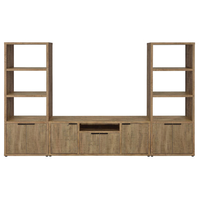  Coaster Furniture Tabby 701702-SET 3-Piece Entertainment Center With 60" TV Stand - Mango IMAGE 1