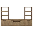  Coaster Furniture Tabby 701702-SET 3-Piece Entertainment Center With 60" TV Stand - Mango IMAGE 1