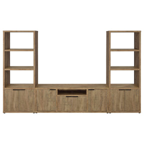  Coaster Furniture Tabby 701702-SET 3-Piece Entertainment Center With 60" TV Stand - Mango IMAGE 1