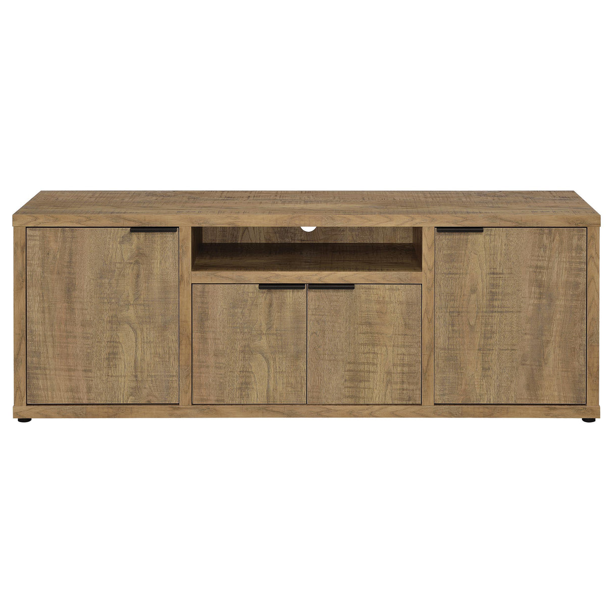  Coaster Furniture Tabby 701702-SET 3-Piece Entertainment Center With 60" TV Stand - Mango IMAGE 4