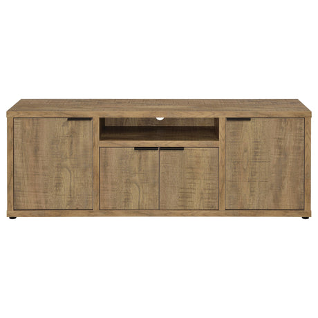  Coaster Furniture Tabby 701702-SET 3-Piece Entertainment Center With 60" TV Stand - Mango IMAGE 4