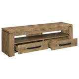  Coaster Furniture Elkton 701980 2-Drawer Engineered Wood 59" TV Stand - Mango IMAGE 2